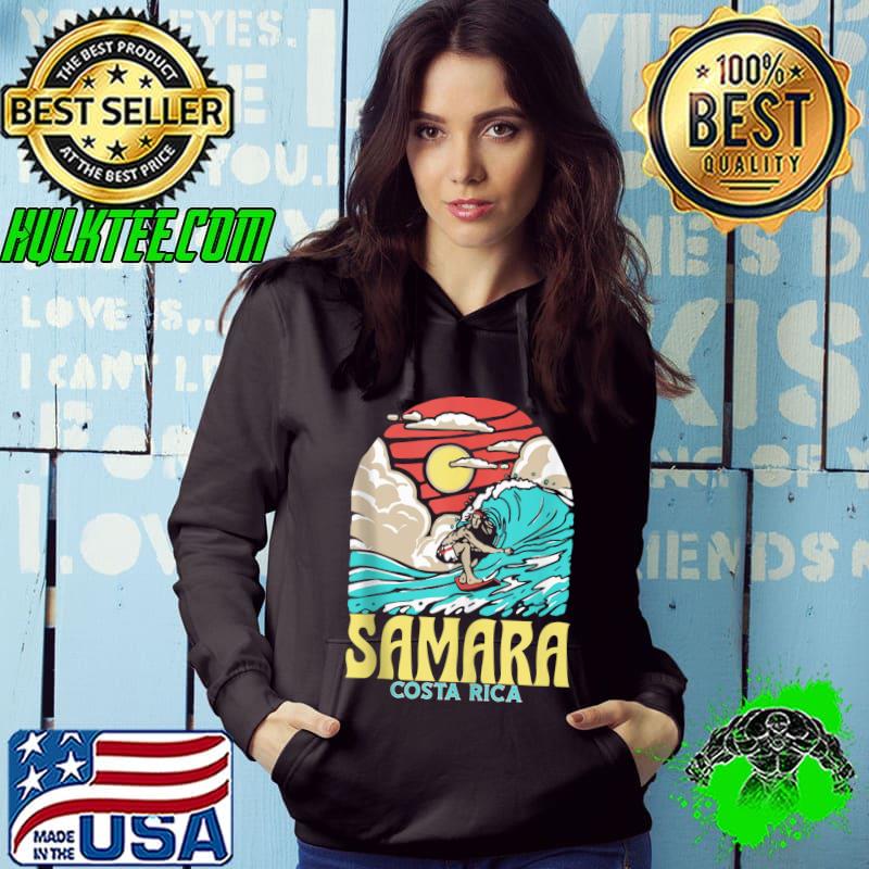 Playa Samara Beach Pura Vida Vintage Surfer Retro T-shirt