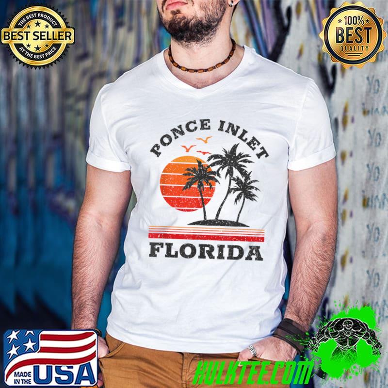 Ponce Inlet Florida Retro Souvenir Gift T-Shirt
