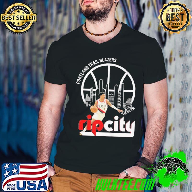 Portland trail blazers ripcity signature shirt
