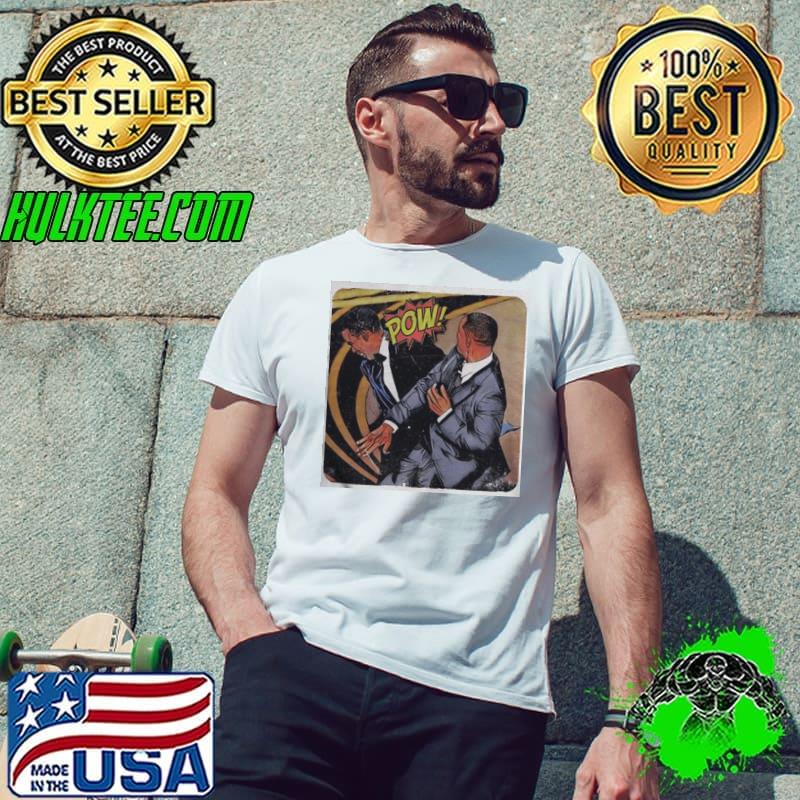 Pow will smith slap chris rock oscars 2022 funny meme shirt