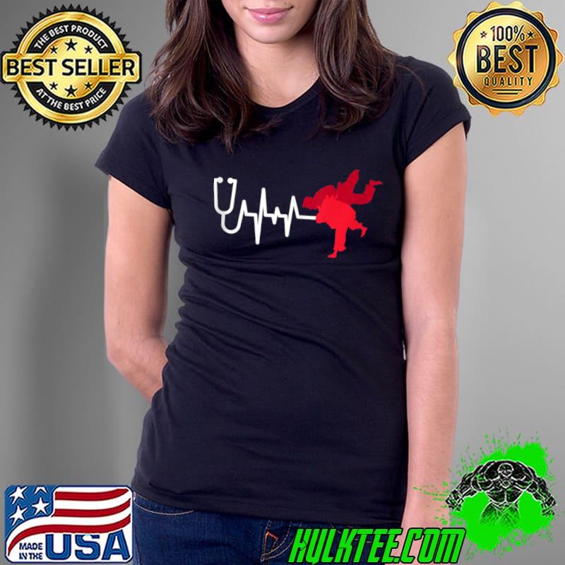 Premium Heartline Sport Judo Martial Art Heart Life line T- Ladies Tee Premium Heartline Sport Judo Martial Art Heart Life line T- Ladies Tee