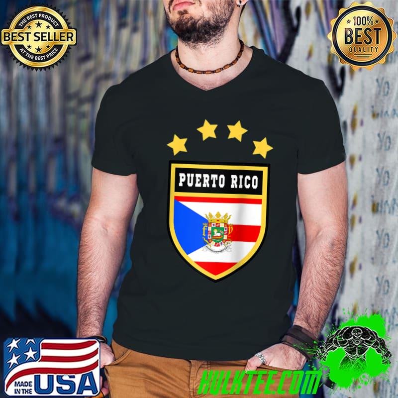 Puerto Rico T-shirt Coat of arms Tee Flag souvenir San Juan T-shirt