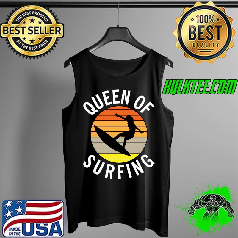 Queen of Surfing Wake Surfer vintage T- Tank Top Queen of Surfing Wake Surfer vintage T- Tank Top