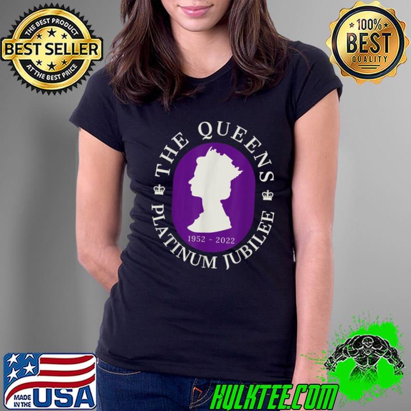 Queens Platinum Jubilee 70 Years Celebrations Elizabeth II T-Shirt Ladies Tee Queens Platinum Jubilee 70 Years Celebrations Elizabeth II T-Shirt Ladies Tee