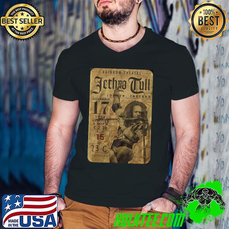 Rainbow Theatre Concert Ticket Jethro Tull Shirt