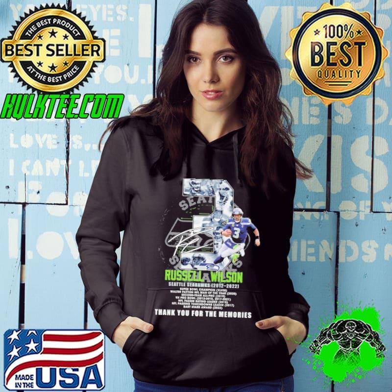 Russell wilson 3 seatle seahawks thank you for the memories signature Hoodie Russell wilson 3 seatle seahawks thank you for the memories signature Hoodie