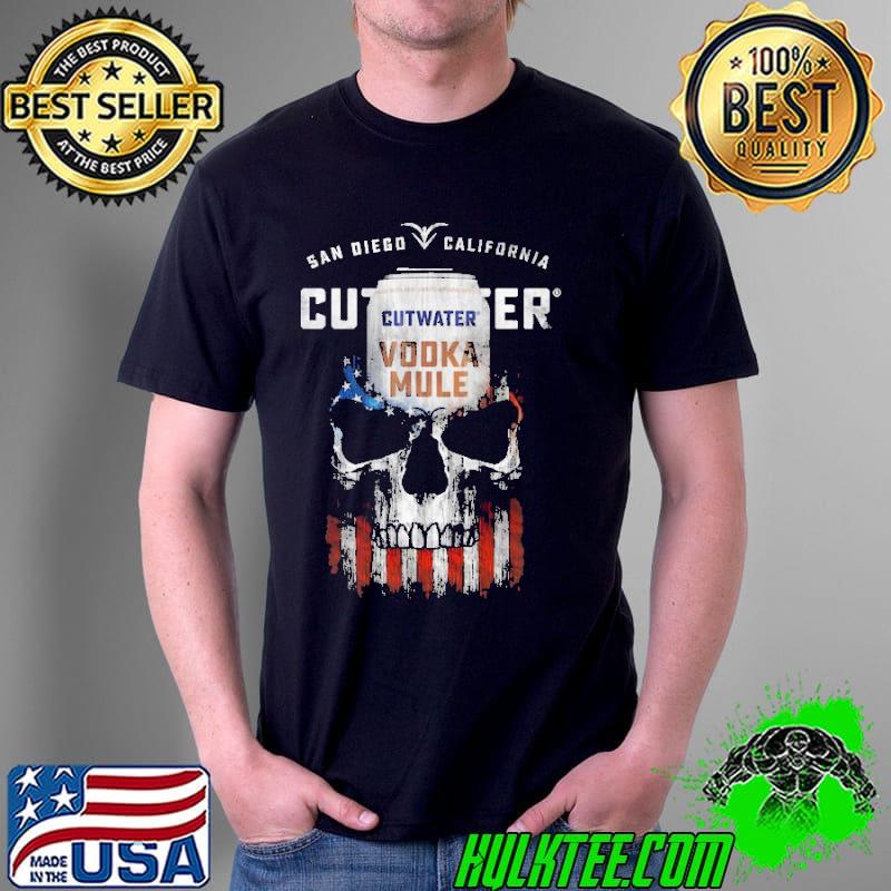 San Diego California Cutwater Skull American Flag Shirt Unisex San Diego California Cutwater Skull American Flag Shirt Unisex