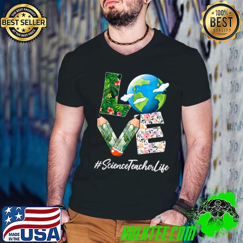 Science Teacher Love World Earth Day Save the Planet T-Shirt Guys V Neck Science Teacher Love World Earth Day Save the Planet T-Shirt Guys V Neck