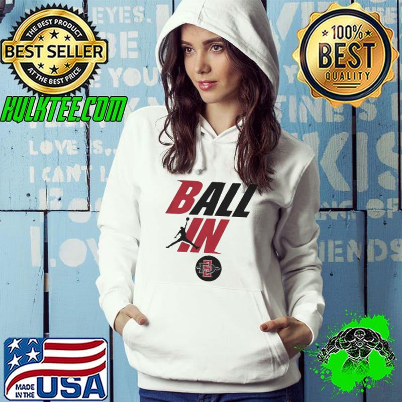 Sdsu basketball ball in womens Hoodie Sdsu basketball ball in womens Hoodie