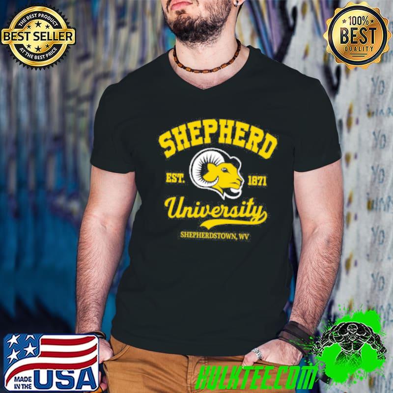 Shepherd est 1871 university shepherdstown shirt