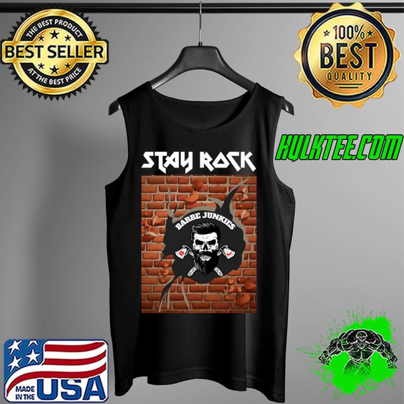 Skull stay rock barbe junkies Tank Top Skull stay rock barbe junkies Tank Top