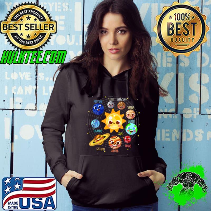 Solar System Planet Space Pluto Kids Future Astronaut 2022 T-Shirt