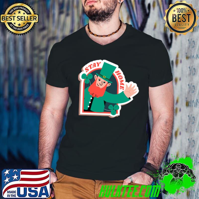 Stay Home Saint Patrick's Day T- Guys V Neck Stay Home Saint Patrick's Day T- Guys V Neck