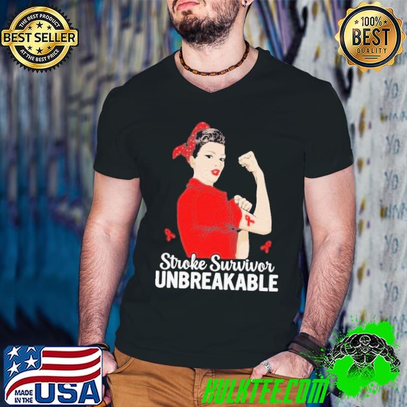 Stroke Survivor Unbreakable Stroke Awareness T-Shirt