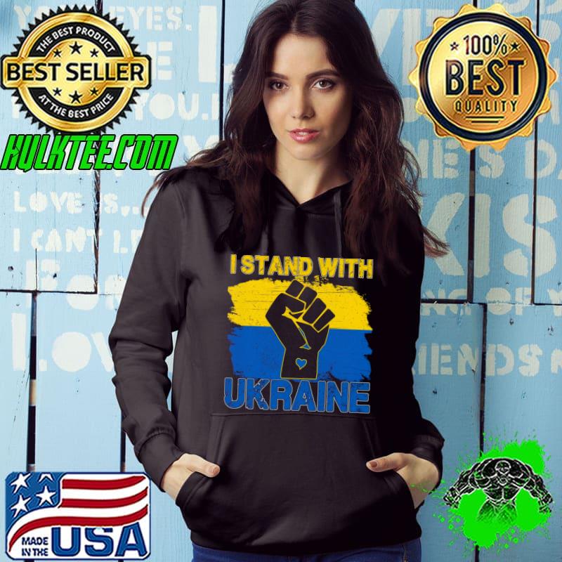 Support Ukraine Shirt I Stand With Ukraine Ukrainian Flag T-shirt