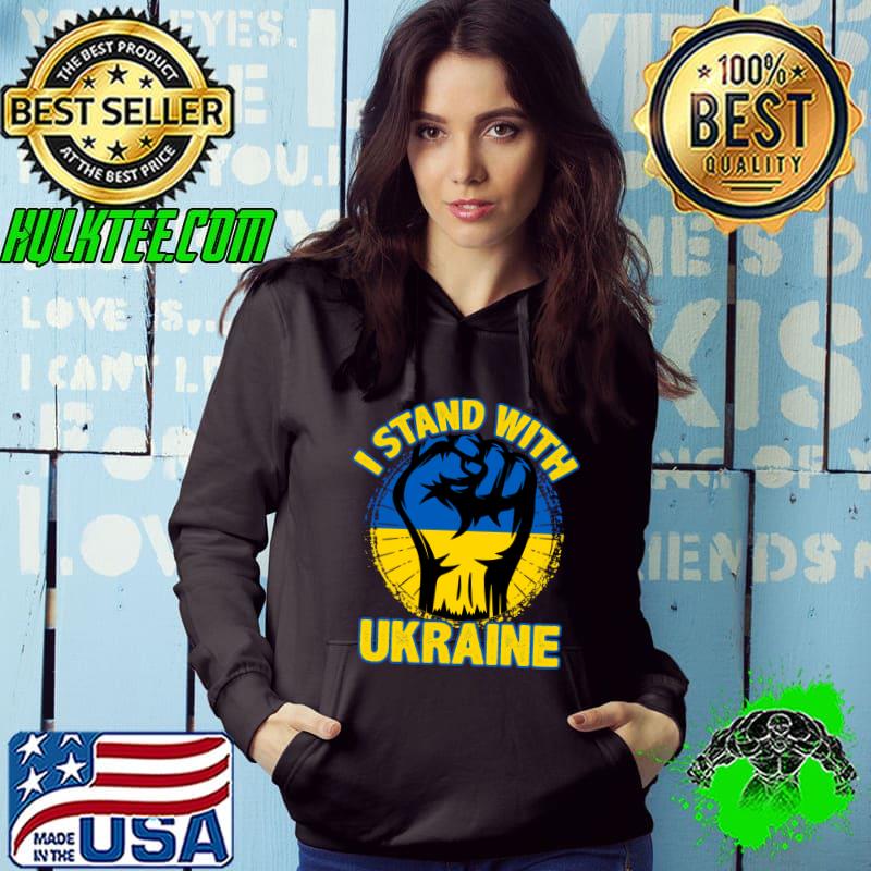 Support Ukrainian Flag I Stand With Ukraine T-shirt