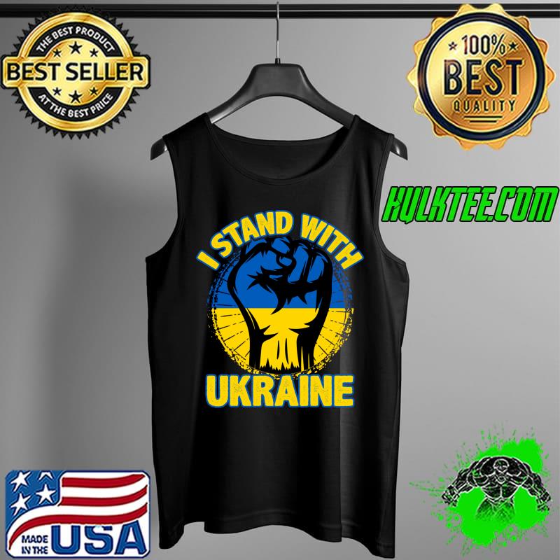 Support Ukrainian Flag I Stand With Ukraine T- Tank Top Support Ukrainian Flag I Stand With Ukraine T- Tank Top