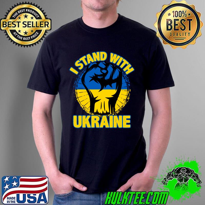Support Ukrainian Flag I Stand With Ukraine T- Unisex Support Ukrainian Flag I Stand With Ukraine T- Unisex