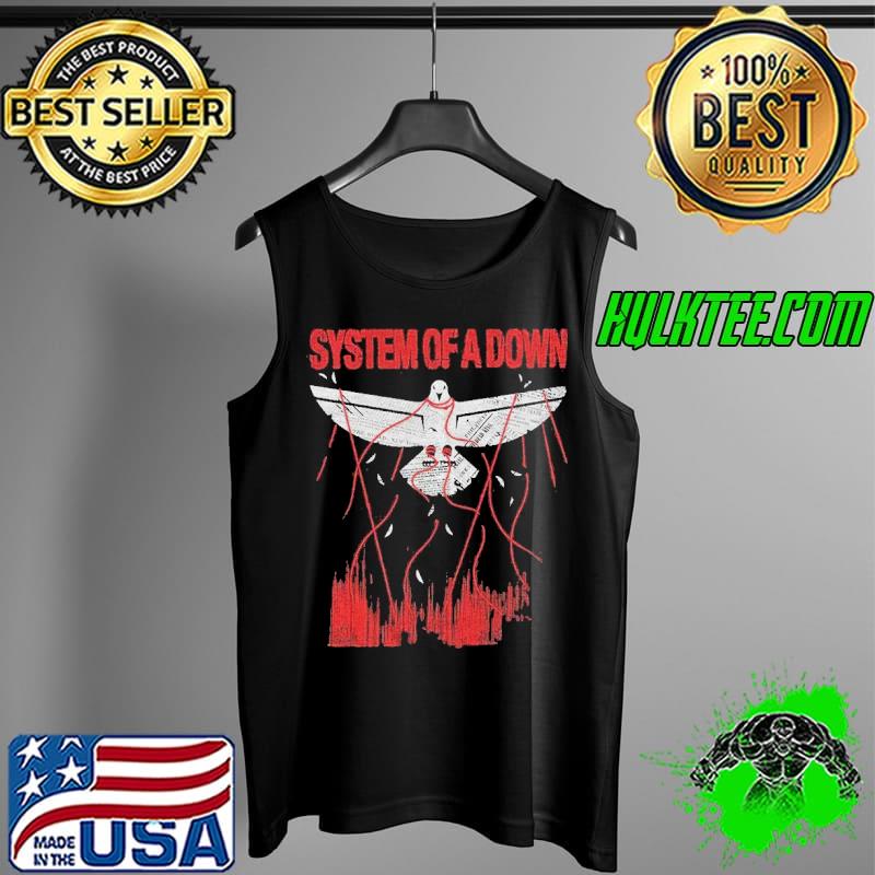 System Of A Down Unisex Tee Dove Overcome Shirt Tank Top System Of A Down Unisex Tee Dove Overcome Shirt Tank Top