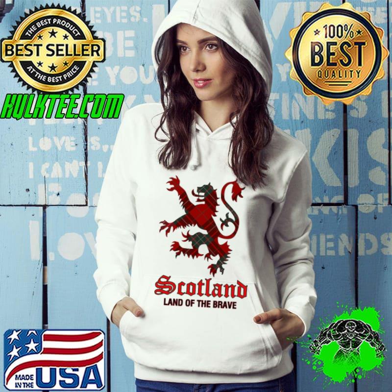 Tartan scotland land of the brave Hoodie Tartan scotland land of the brave Hoodie