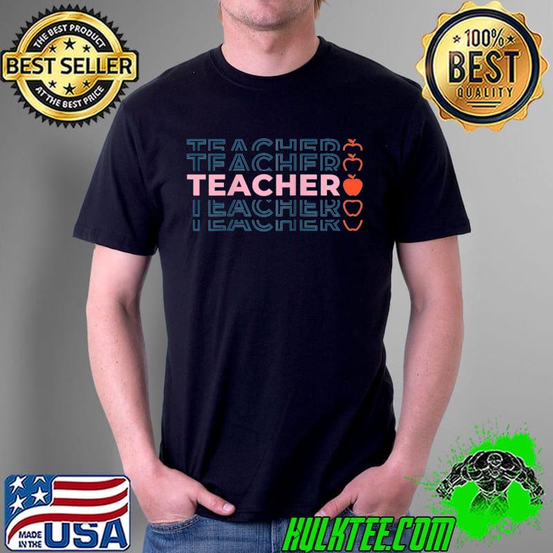 Teachers Love Apples, Schools Out For Summer Break T-Shirt
