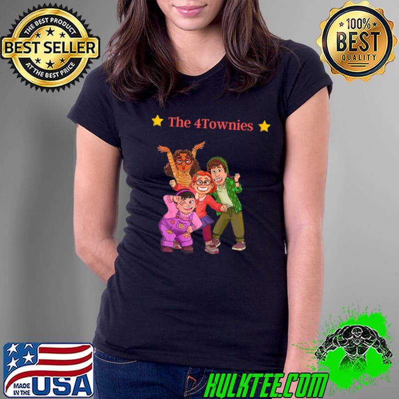 The 4Townies -turning red T-Shirt Ladies Tee The 4Townies -turning red T-Shirt Ladies Tee