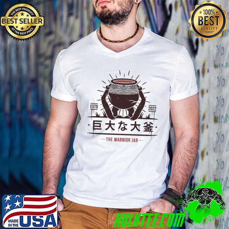 The warrior jar japanese art Guys V Neck The warrior jar japanese art Guys V Neck