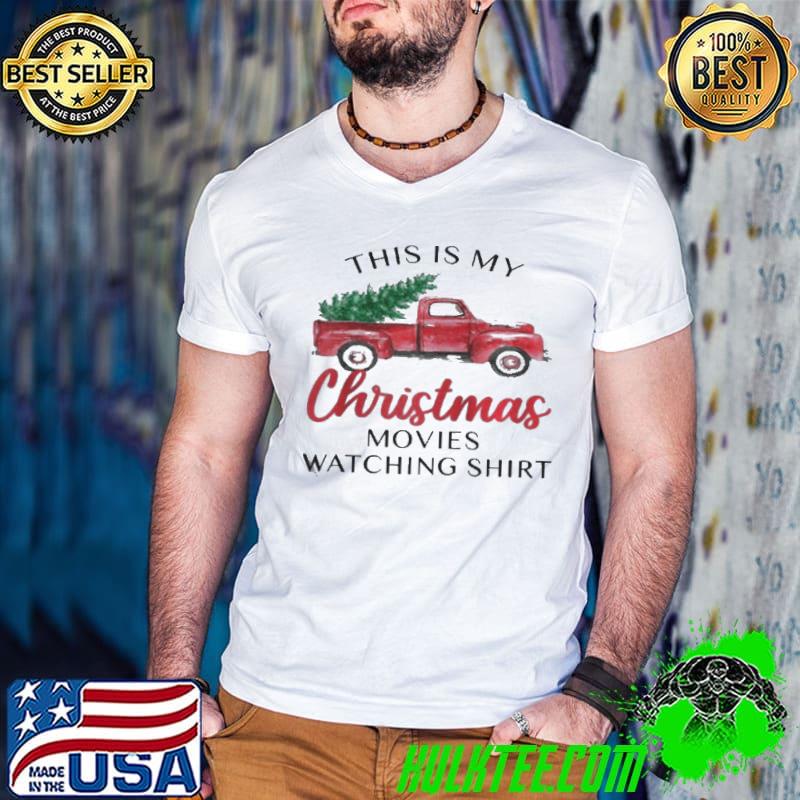 This is my christmas movies watching cute christmas shirt