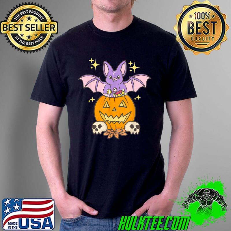Top Bat Bats - Cute Pastel Goth Kawaii Anime Japanese T-Shirt