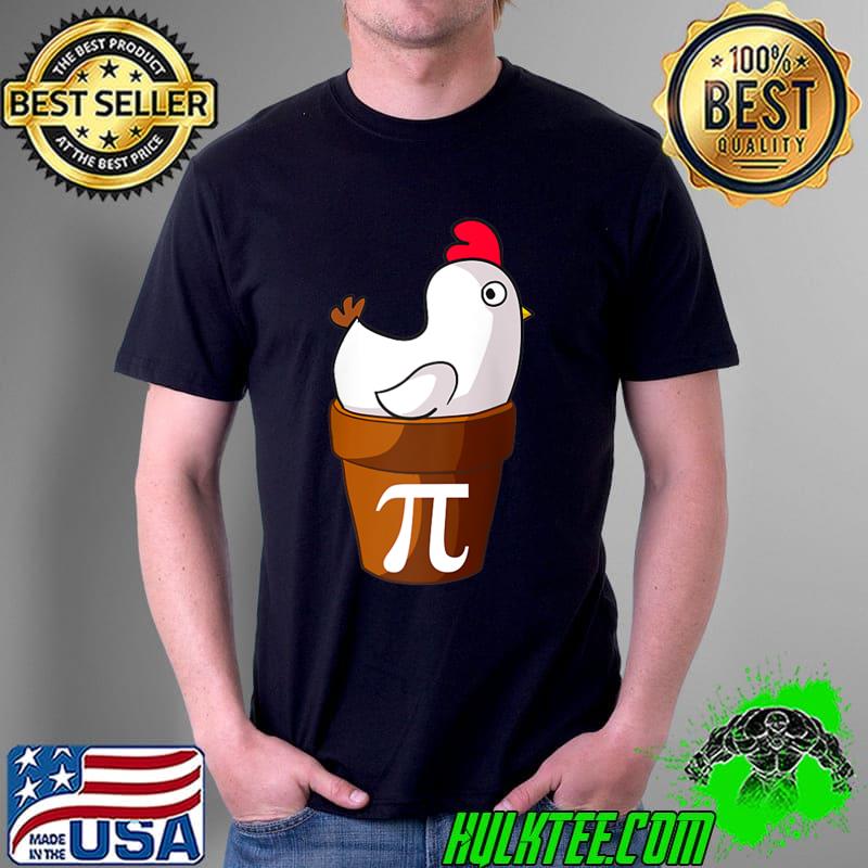 Top Chicken Pot Pie Funny Math pun Chicken Pot Pi T-shirt