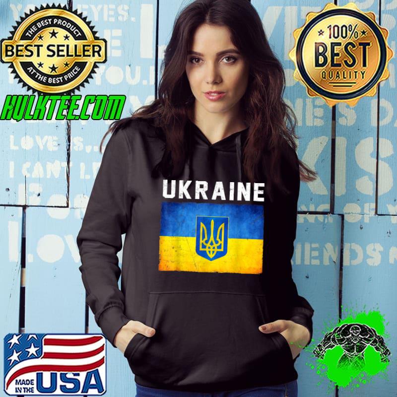 Ukraine Coat Of Arms Gift For Patriotic Support Lover T-Shirt Ukraine Coat Of Arms Gift For Patriotic Support Lover T-Shirt