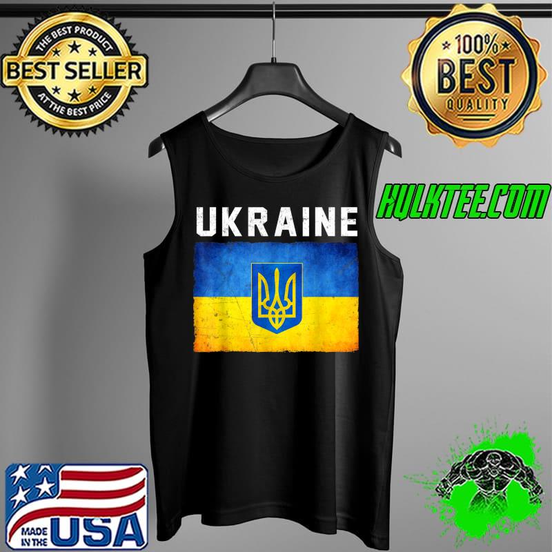 Ukraine Coat Of Arms Gift For Patriotic Support Lover T-Shirt Tank Top Ukraine Coat Of Arms Gift For Patriotic Support Lover T-Shirt Tank Top