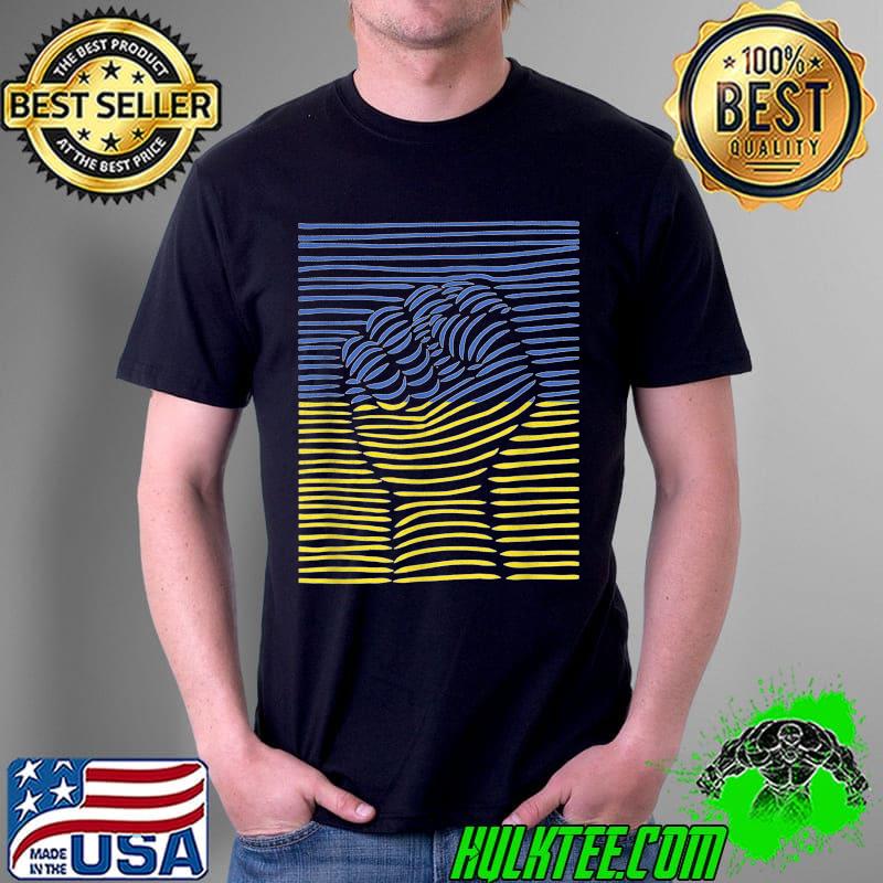UKRAINE FLAG FIST STAND WITH UKRAINE UKRAINIAN COLOR T-Shirt Unisex UKRAINE FLAG FIST STAND WITH UKRAINE UKRAINIAN COLOR T-Shirt Unisex