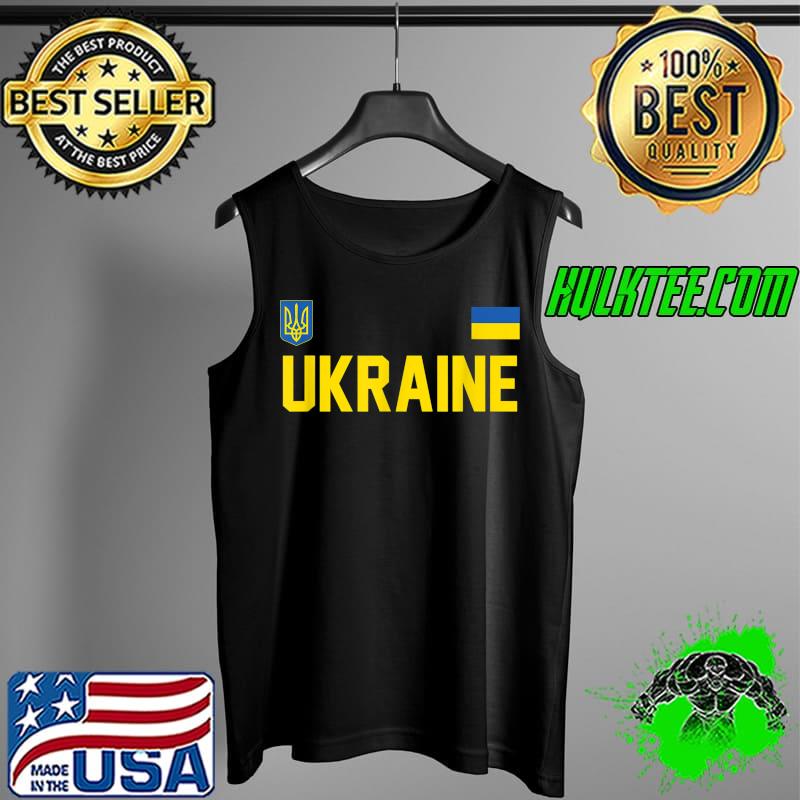 Ukrainian Flag Vintage Heritage T-Shirt Tank Top Ukrainian Flag Vintage Heritage T-Shirt Tank Top