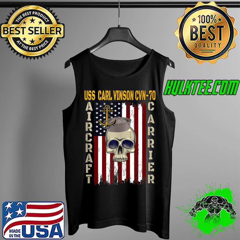 USS Carl Vinson CVN-70 Veterans Day Dad Boy Son Grandpa T- Tank Top USS Carl Vinson CVN-70 Veterans Day Dad Boy Son Grandpa T- Tank Top