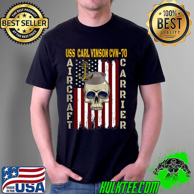 USS Carl Vinson CVN-70 Veterans Day Dad Boy Son Grandpa T- Unisex USS Carl Vinson CVN-70 Veterans Day Dad Boy Son Grandpa T- Unisex