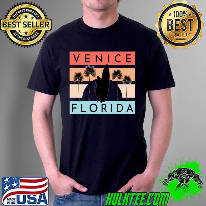 Venice Florida Beach Surfing Summer Vacation T-Shirt Unisex Venice Florida Beach Surfing Summer Vacation T-Shirt Unisex