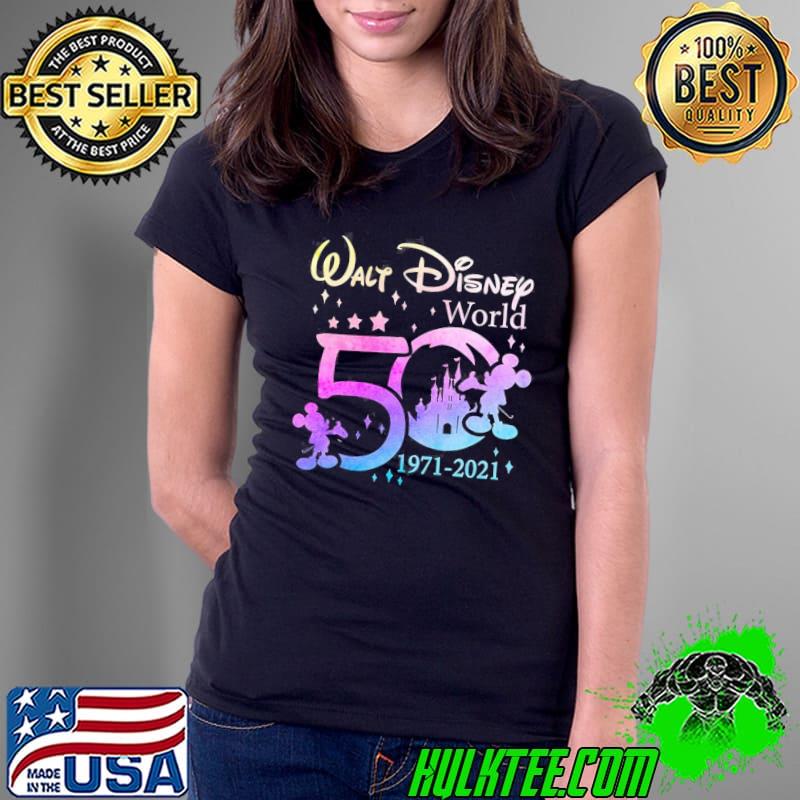 Walt Disney World 50 1971 2021 Shirt Ladies Tee Walt Disney World 50 1971 2021 Shirt Ladies Tee
