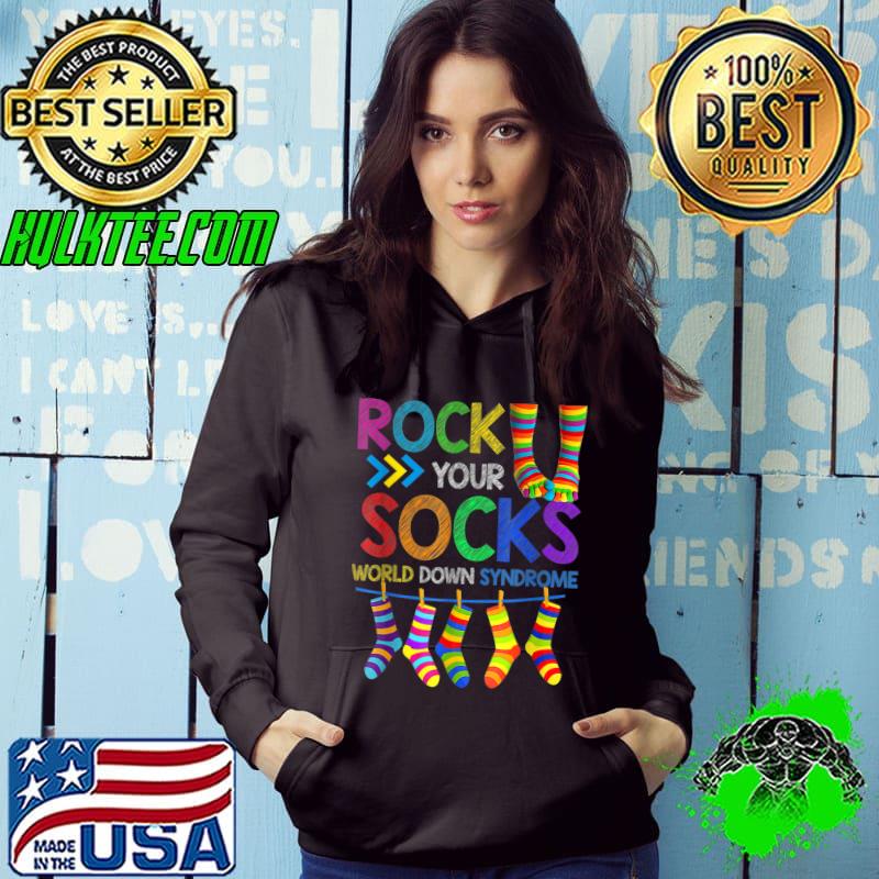 World Down Syndrome Day T Shirt Rock Your Socks Awareness T-Shirt