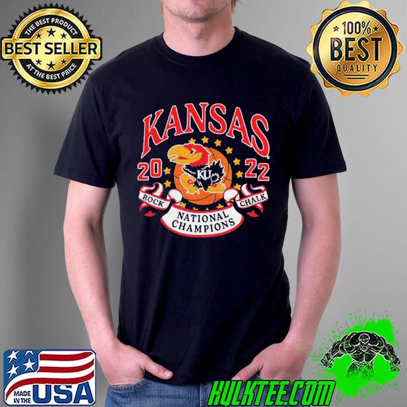 2022 ku national champions rock chalk shirt