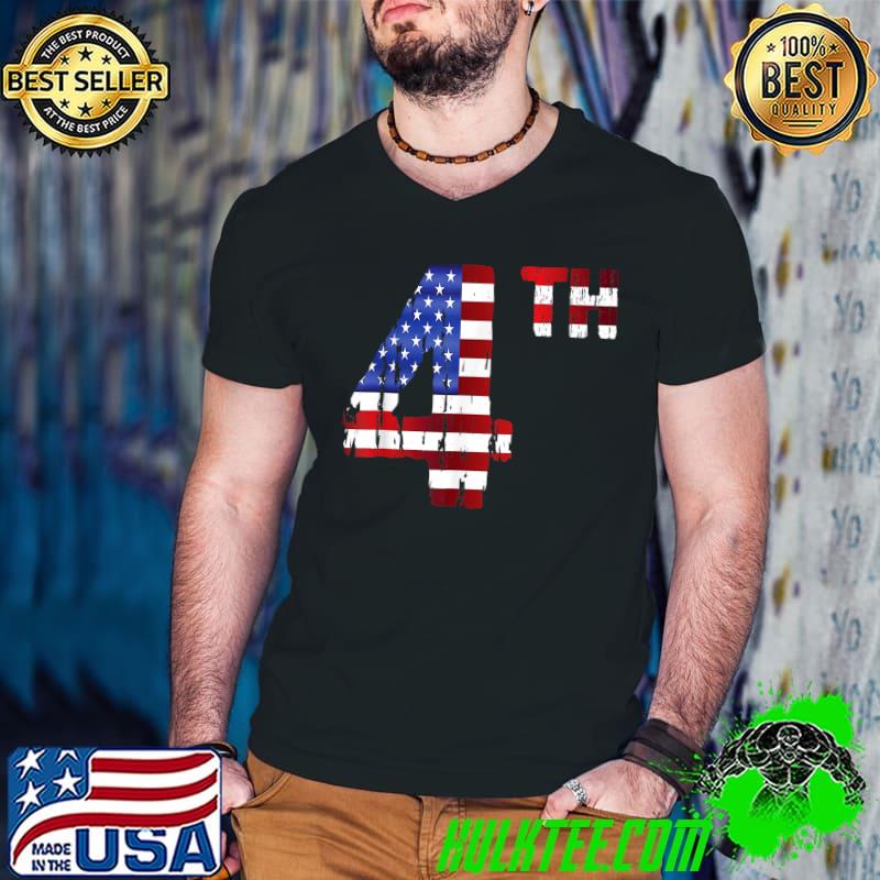4th Of July Independence US Flag Shirts Patriotic American T-Shirt