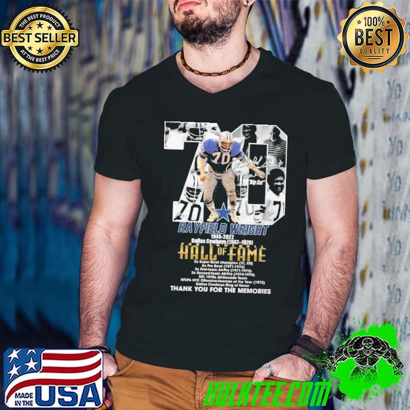 70 Rayfield Wright Hall OF Fame Shirt
