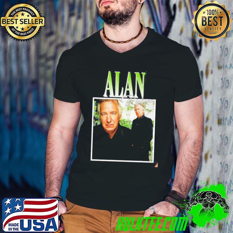 Alan Rickman Vintage 90s Style Bootleg Actor Unisex Sweat Guys V Neck Alan Rickman Vintage 90s Style Bootleg Actor Unisex Sweat Guys V Neck