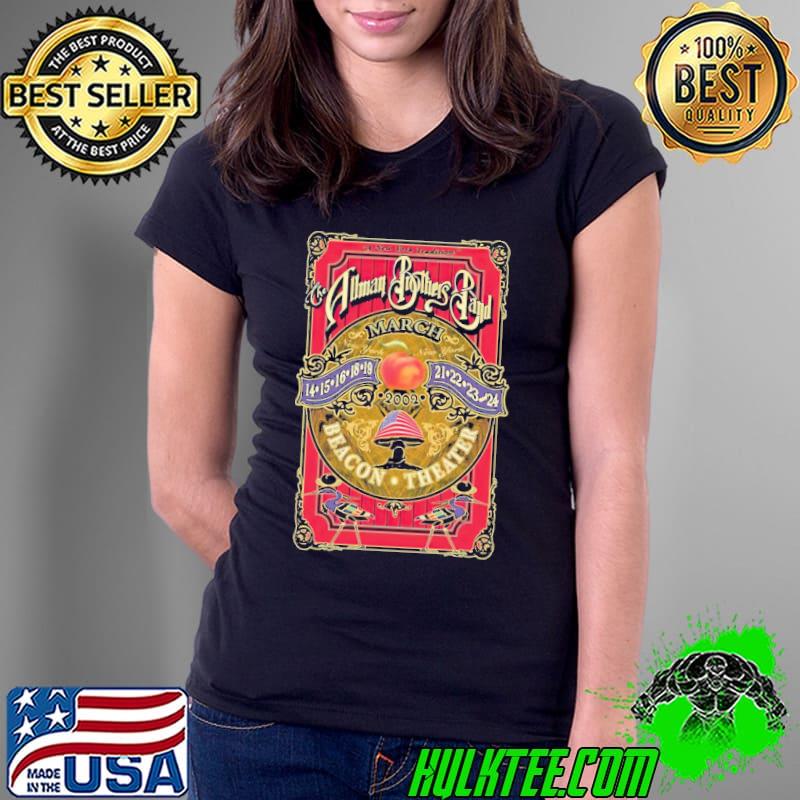 Allman Brothers Band Beacon Theater Shirt Ladies Tee Allman Brothers Band Beacon Theater Shirt Ladies Tee