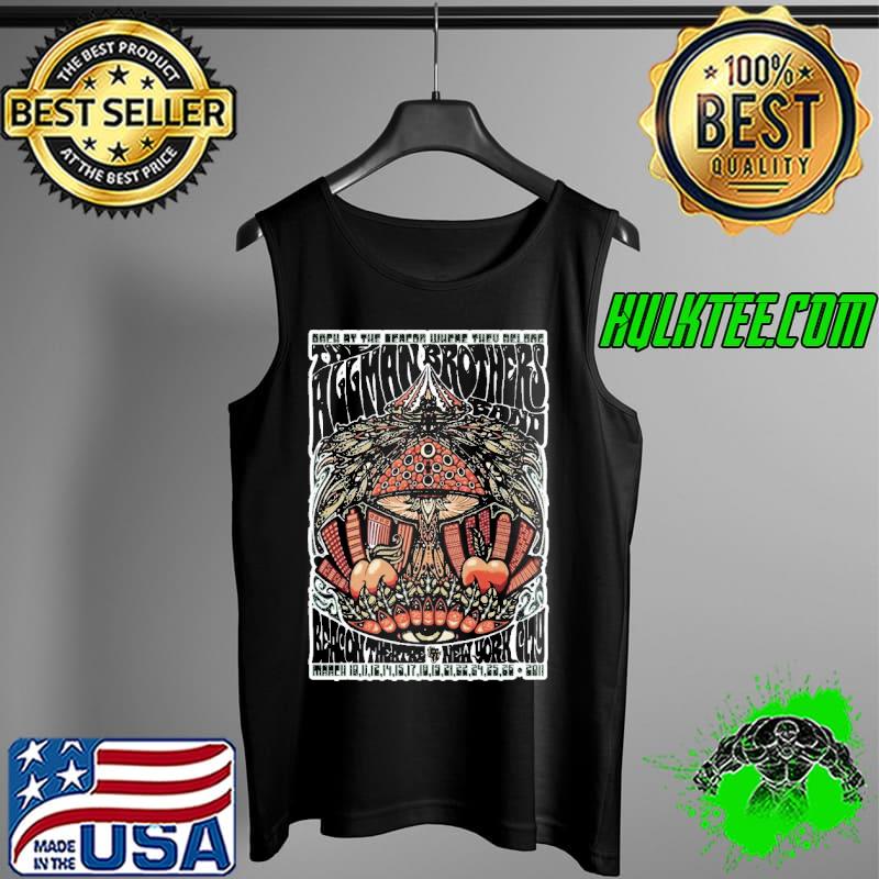 Allman Brothers Band BeaconTheater Mushroom Shirt Tank Top Allman Brothers Band BeaconTheater Mushroom Shirt Tank Top