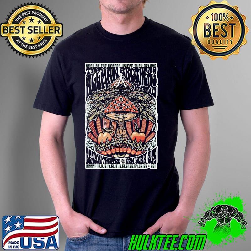Allman Brothers Band BeaconTheater Mushroom Shirt Unisex Allman Brothers Band BeaconTheater Mushroom Shirt Unisex