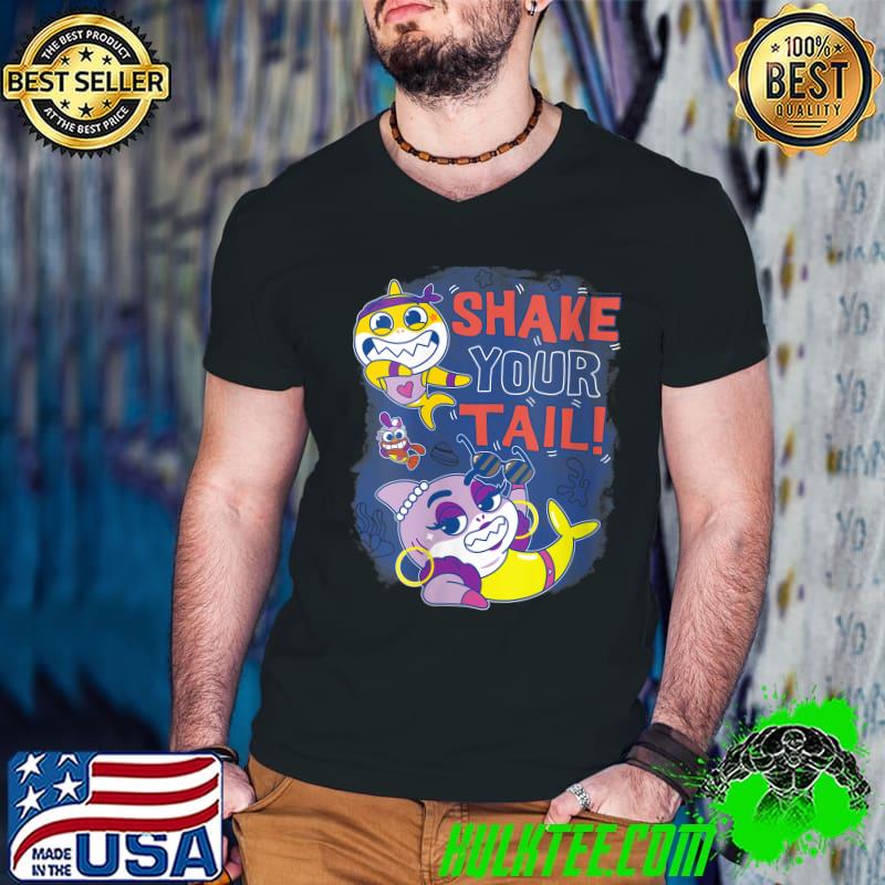 Baby Shark Shake Your Tail! T- Guys V Neck Baby Shark Shake Your Tail! T- Guys V Neck