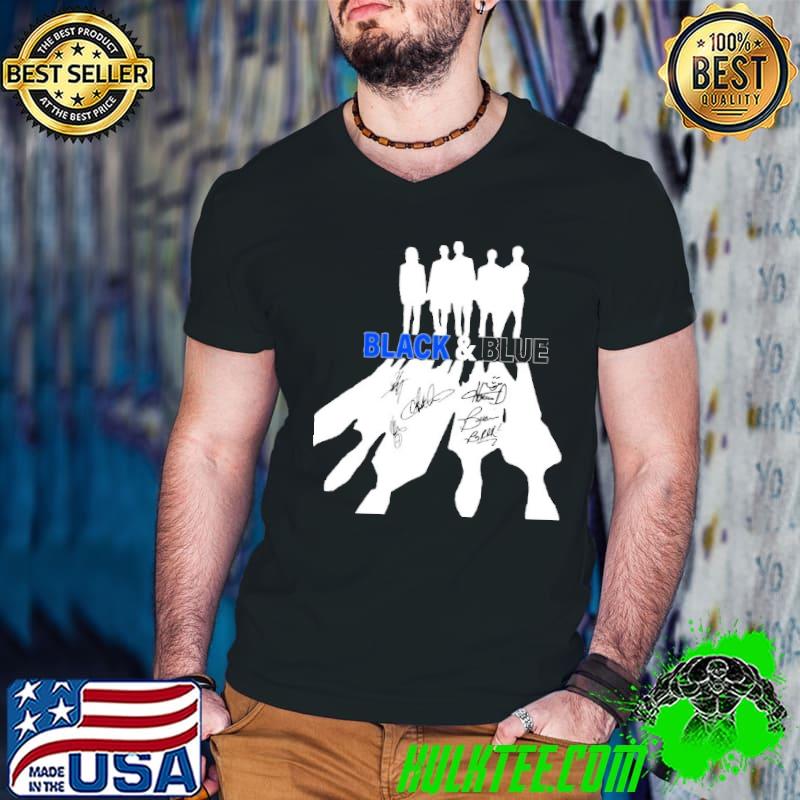 Backstreet Boys Black And BLue Shirt Guys V Neck Backstreet Boys Black And BLue Shirt Guys V Neck