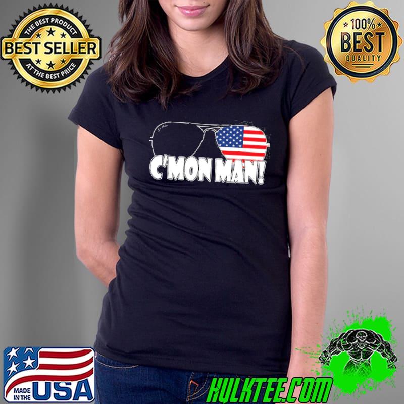 Biden aviator sunglasses patriotic usa flag c'mon man! Ladies Tee Biden aviator sunglasses patriotic usa flag c'mon man! Ladies Tee