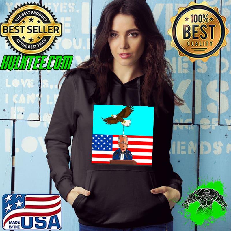 Biden bird poop funny antI Biden Hoodie Biden bird poop funny antI Biden Hoodie